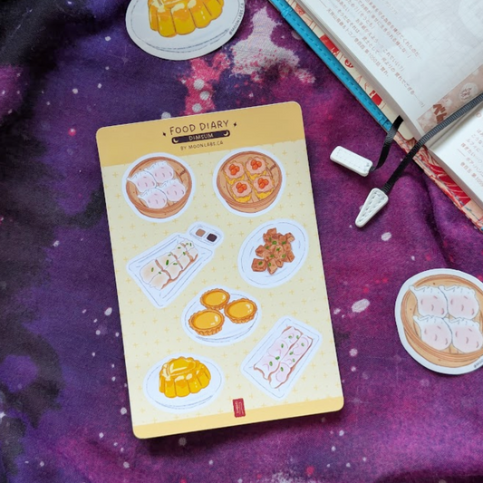 Dimsum Sticker Sheets | Food Diary