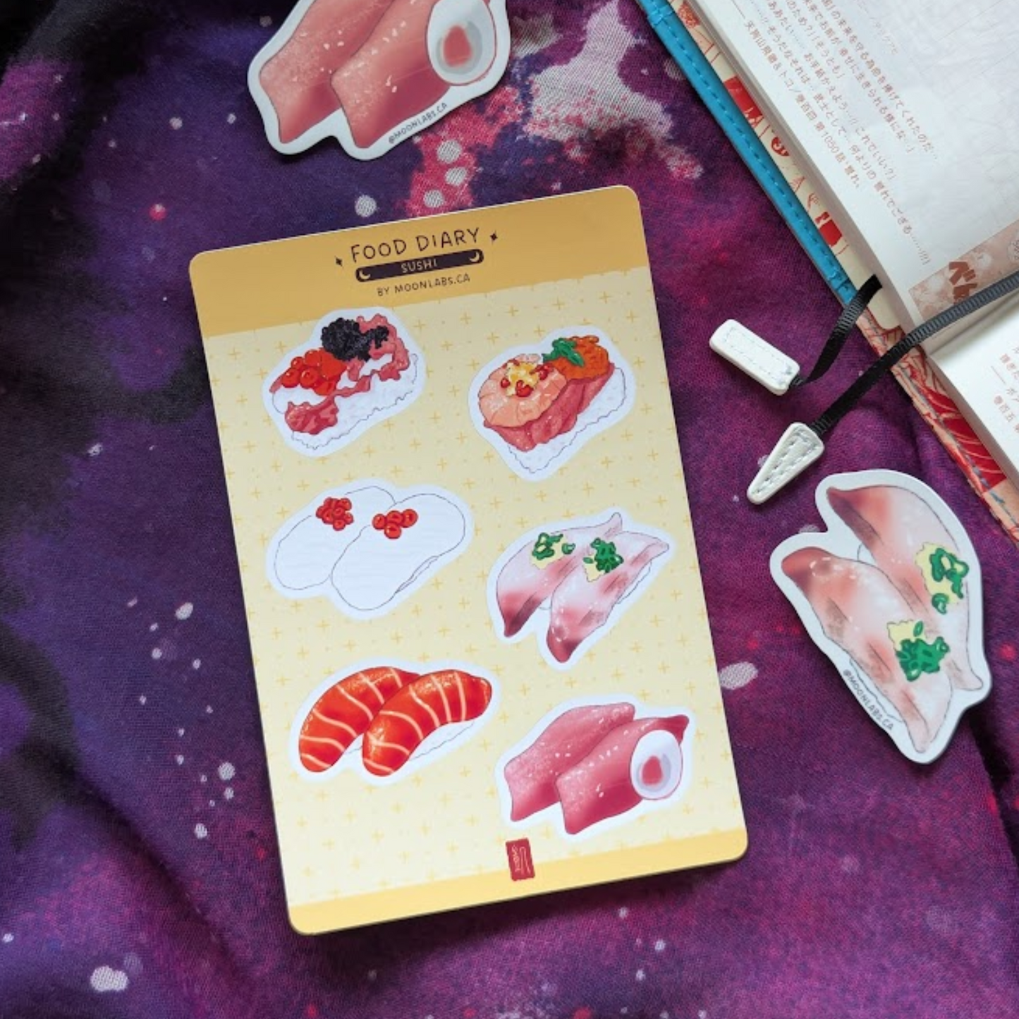 Sushi Sticker Sheets | Food Diary