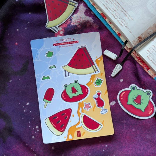 Watermelon Vacation Sticker Sheets