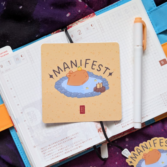 Manifest Capybara Bookmark