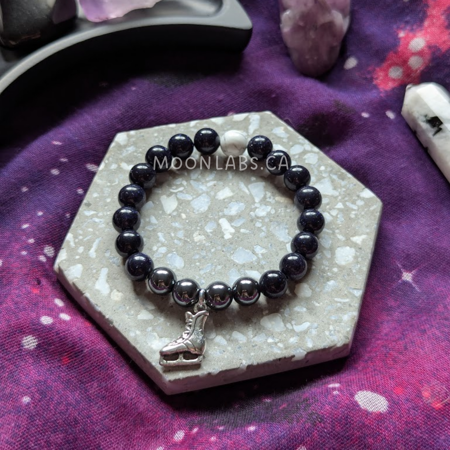 Skating Gemstone Bracelet