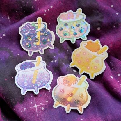 Cauldron Boba Stickers