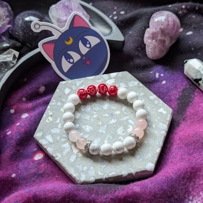 Limited Sailor Chibi Moon Inspired Gemstone Bracelet