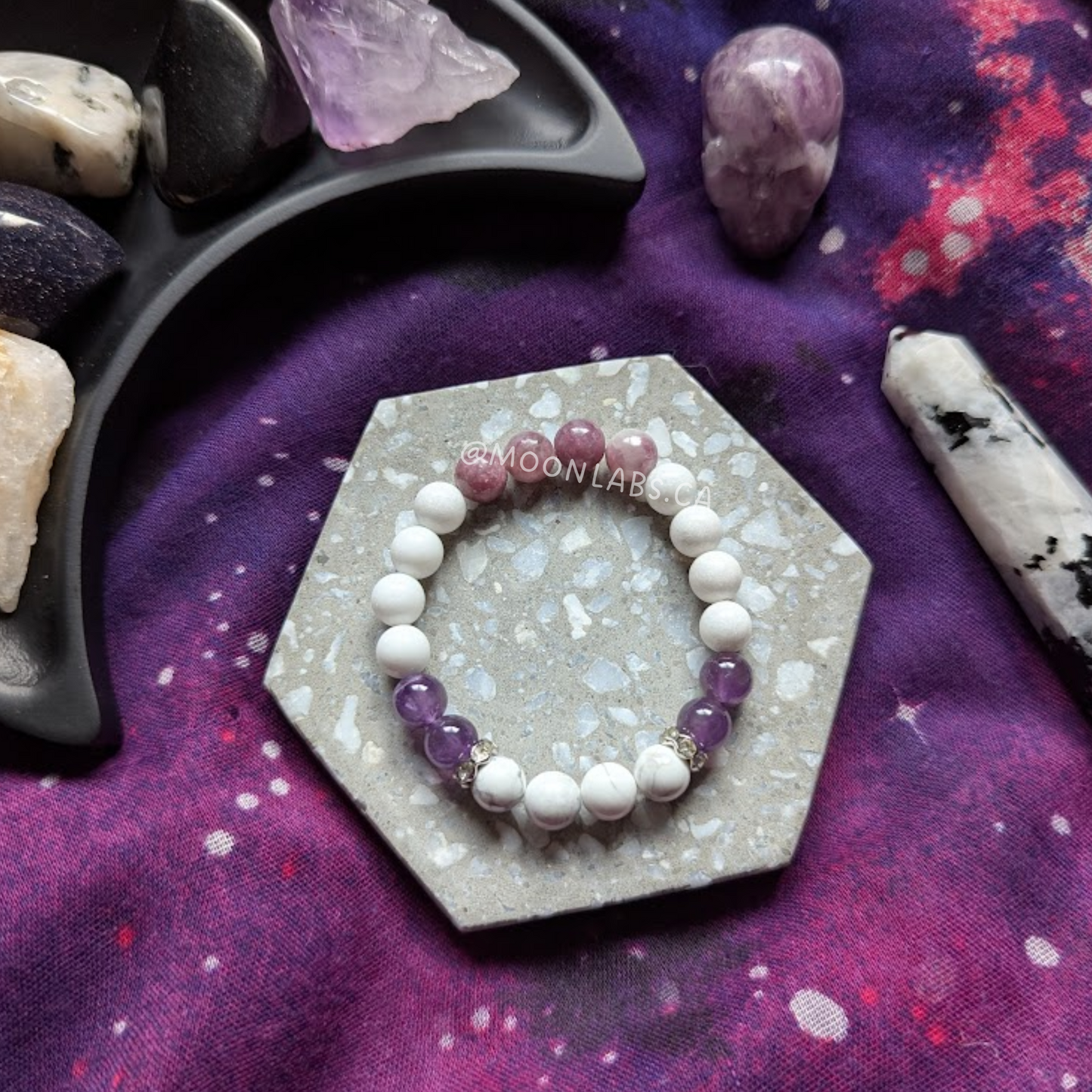 Limited Sailor Saturn Inspired Gemstone Bracelet