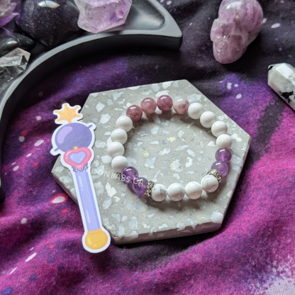 Limited Sailor Saturn Inspired Gemstone Bracelet