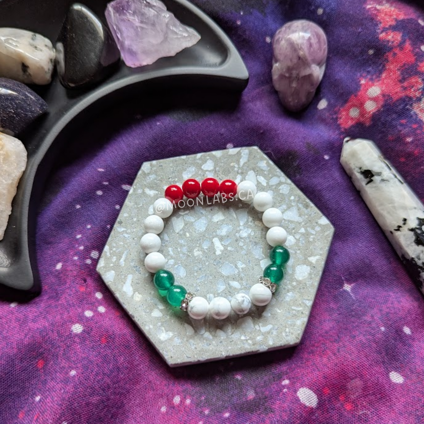 Limited Sailor Pluto Inspired Gemstone Bracelet