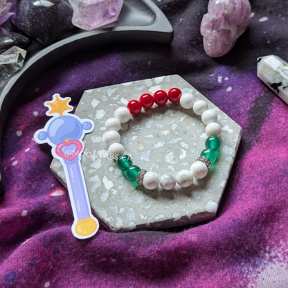 Limited Sailor Pluto Inspired Gemstone Bracelet
