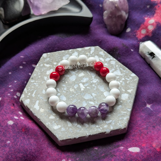 Limited Sailor Mars Inspired Gemstone Bracelet