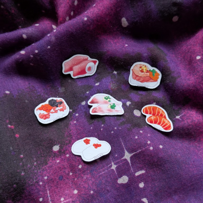 Sushi Flake Sticker Pack | Food Diary